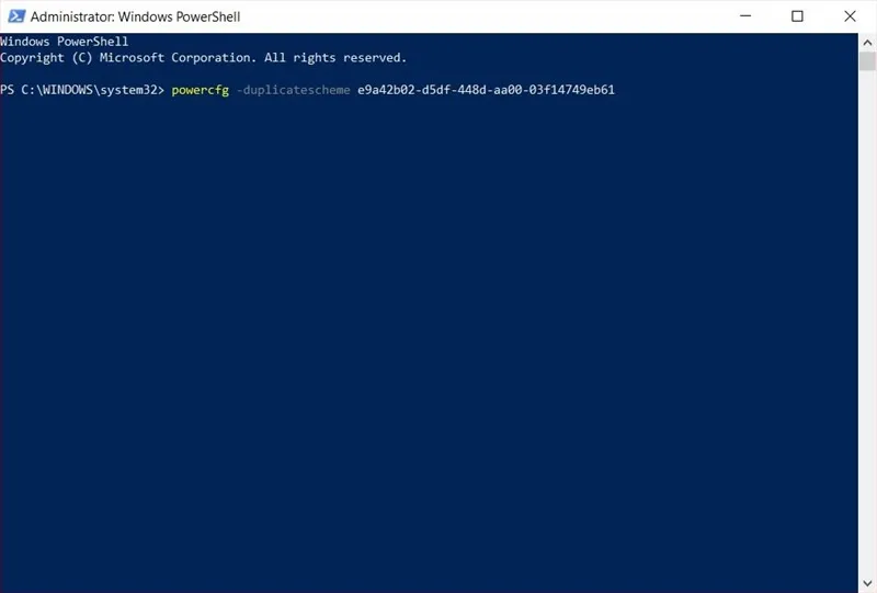 Mở cửa sổ Windows PowerShell dưới quyền quản trị viên trên hệ điều hành Windows