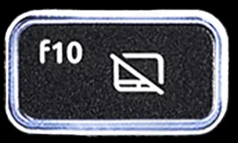 Hình ảnh minh họa phím chức năng F10 có biểu tượng bàn di chuột để bật tắt cách di chuột trên laptop