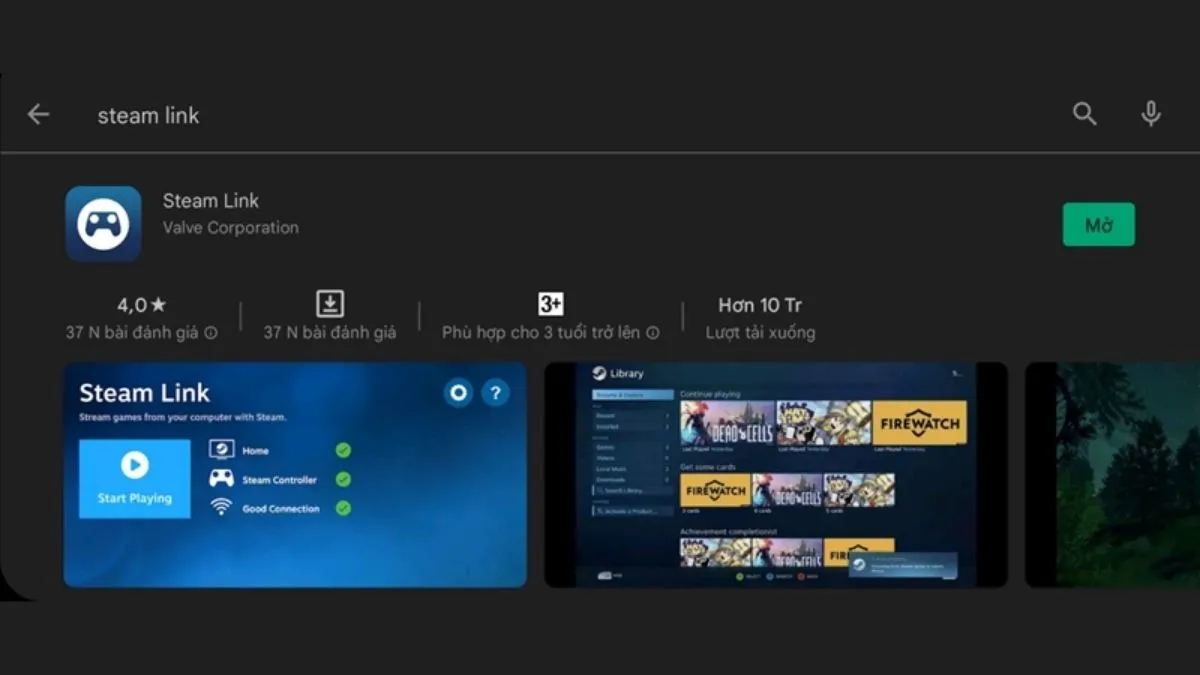 Tải và cài đặt Steam Link