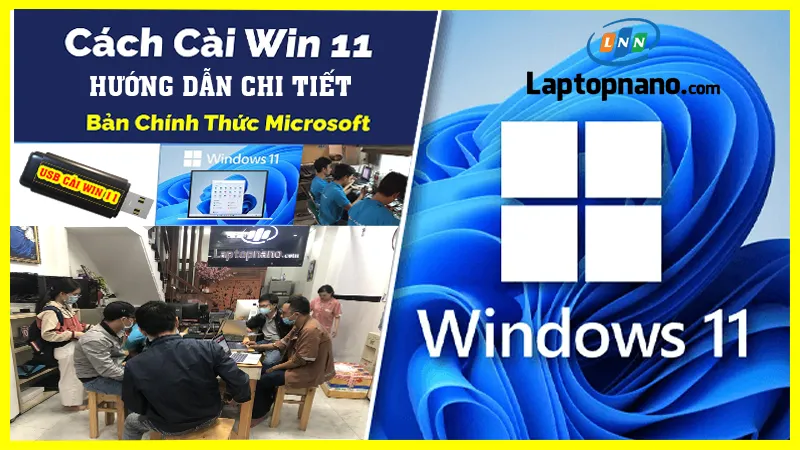 Ảnh minh họa quy trình Cài Win 11